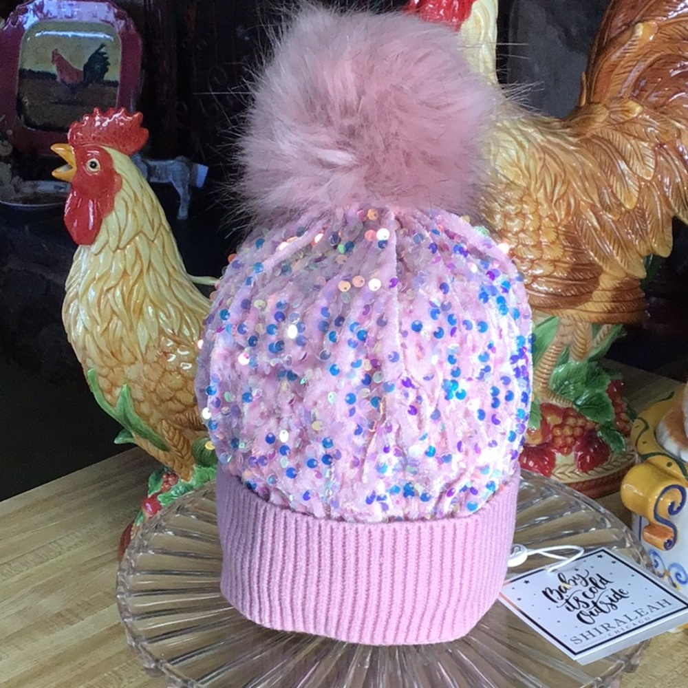 KNIT Sequin Hat NEW❤️❤️